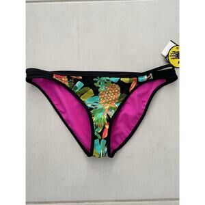 Body Glove Swim Bikini Bottom Floral Flirty Surf Rider Swimwear